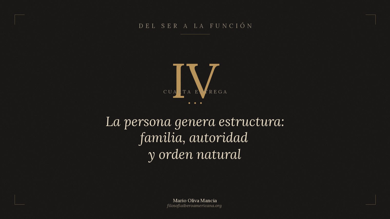 La familia o la intemperie