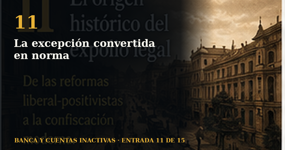 La excepción convertida en norma