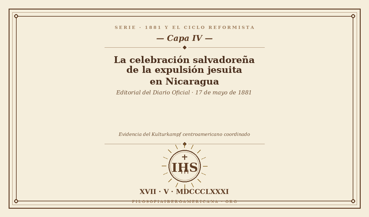 El jesuitismo como «virus»: patologización del adversario y legitimación de la expulsión — Capa IV